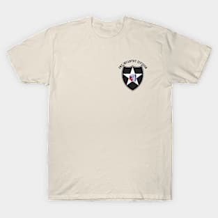 2nd Infantry Division - Small Chest Emblem T-Shirt